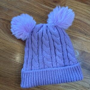 Beanie Double Pom Winter Hat (3-9 years)